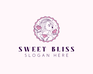 Beauty Floral Model logo design