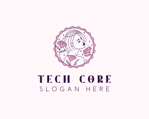 Beauty Floral Model logo design