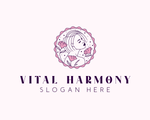 Beauty Floral Model logo design