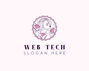 Beauty Floral Model logo design