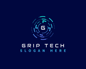 Digital Cyber Technology logo design