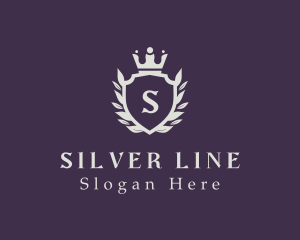 Silver Crown Shield logo