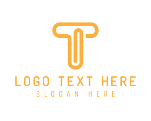 Orange T Clip logo