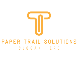 Orange T Clip logo