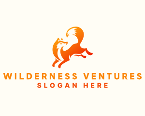 Wild Fox Animal logo design