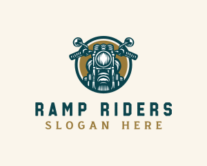 Motorcycle Rider Racing logo design