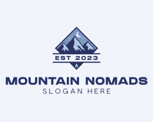 Mountain Outdoor Adventure logo design