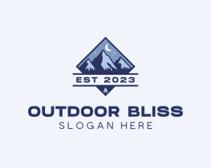 Mountain Outdoor Adventure logo design