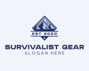 Mountain Outdoor Adventure logo design