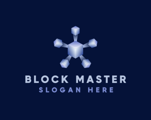 Star 3d Cube Block logo