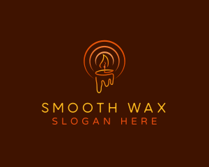 Candle Light Wax logo design