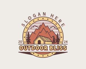 Cabin Mountain Travel logo design