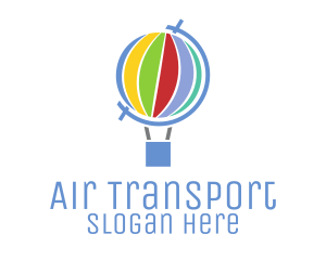 Global Hot Air Balloon logo design