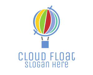 Global Hot Air Balloon logo design