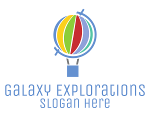 Global Hot Air Balloon logo design