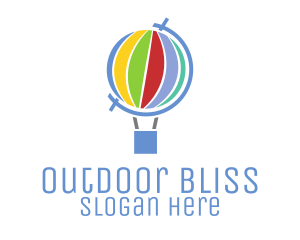 Global Hot Air Balloon logo design