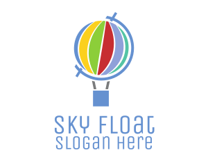 Global Hot Air Balloon logo design