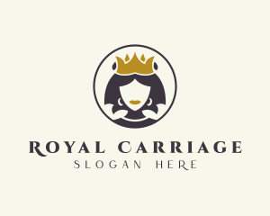 Royal Queen Crown logo design