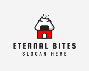 Onigiri House Bite logo design