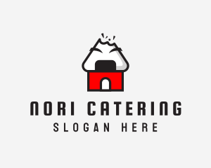 Onigiri House Bite logo design