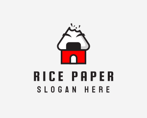 Onigiri House Bite logo design