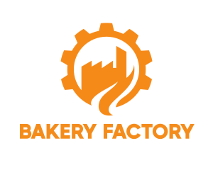 Orange Cogwheel Factory logo