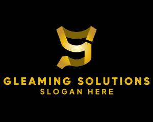 Innovation Marketing Letter S logo design