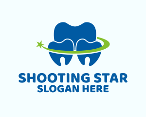 Shooting Star Teeth logo design