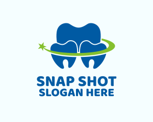 Shooting Star Teeth logo design