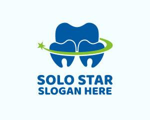 Shooting Star Teeth logo design