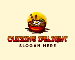 Japanese Ramen Cuisine logo design