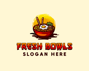 Japanese Ramen Cuisine logo design