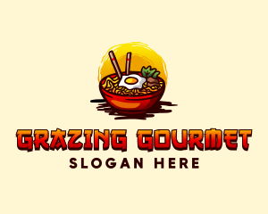 Japanese Ramen Cuisine logo design