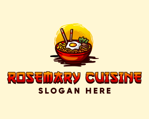 Japanese Ramen Cuisine logo design