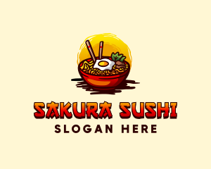 Japanese Ramen Cuisine logo design