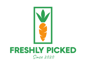 Vegetable Carrot Farm logo design