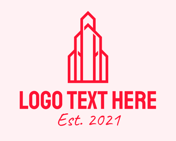 Red Tower Skyline  logo