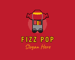 Retro Hot Dog Stall logo design