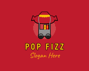 Retro Hot Dog Stall logo design