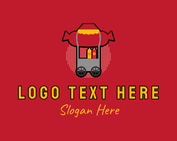 Hot Dog Sandwich logo example 1