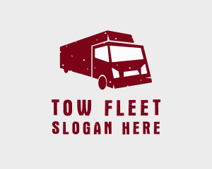 Freight Transport Truck logo design