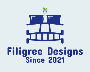 Bedroom Interior Design logo design