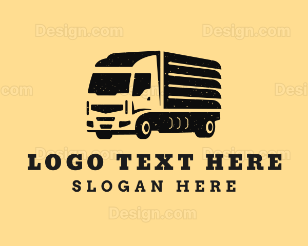 Delivery Freight Truck Logo