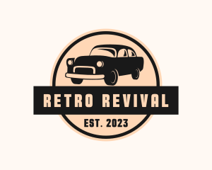 Retro Car Mechanic logo design