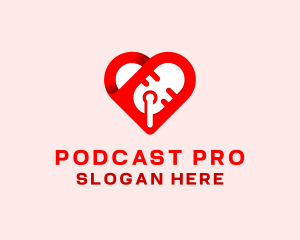 Heart Microphone Podcast logo