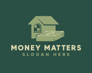 Real Estate Money House logo design