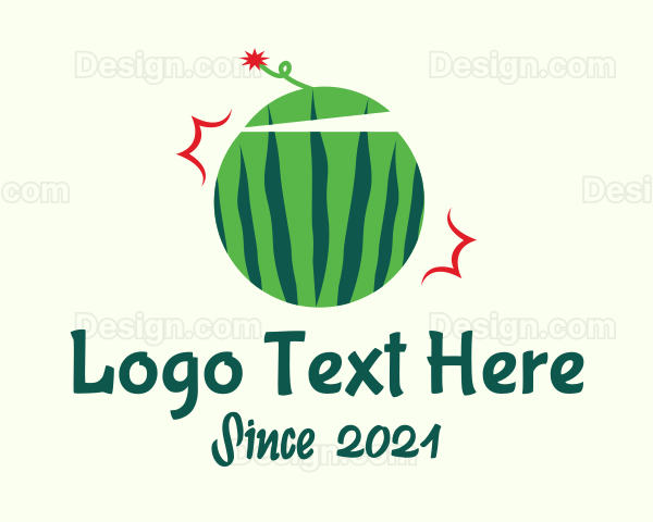 Watermelon Fruit Bomb Logo