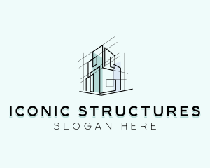 Architectural Building Structure logo design