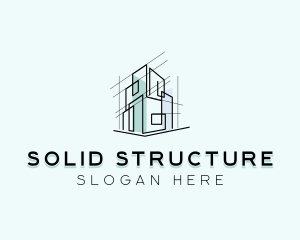 Architectural Building Structure logo design