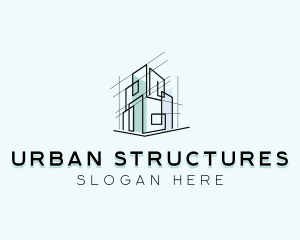 Architectural Building Structure logo design